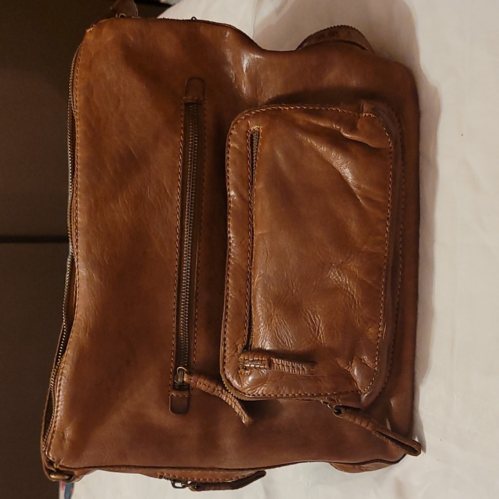 leather handbag